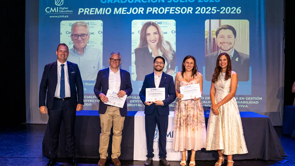 Profesores de CMI Higher Education galardonados con el Premio Mejor Profesor 2025-2026