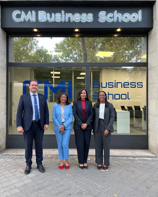 Visita de la viceministra de Relaciones Internacionales del MESCYT, Paula Disla, a la sede de CMI (octubre de 2025)