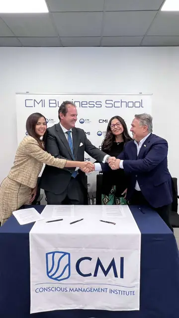 Firma de un convenio de colaboración en la sede de CMI (septiembre de 2026)